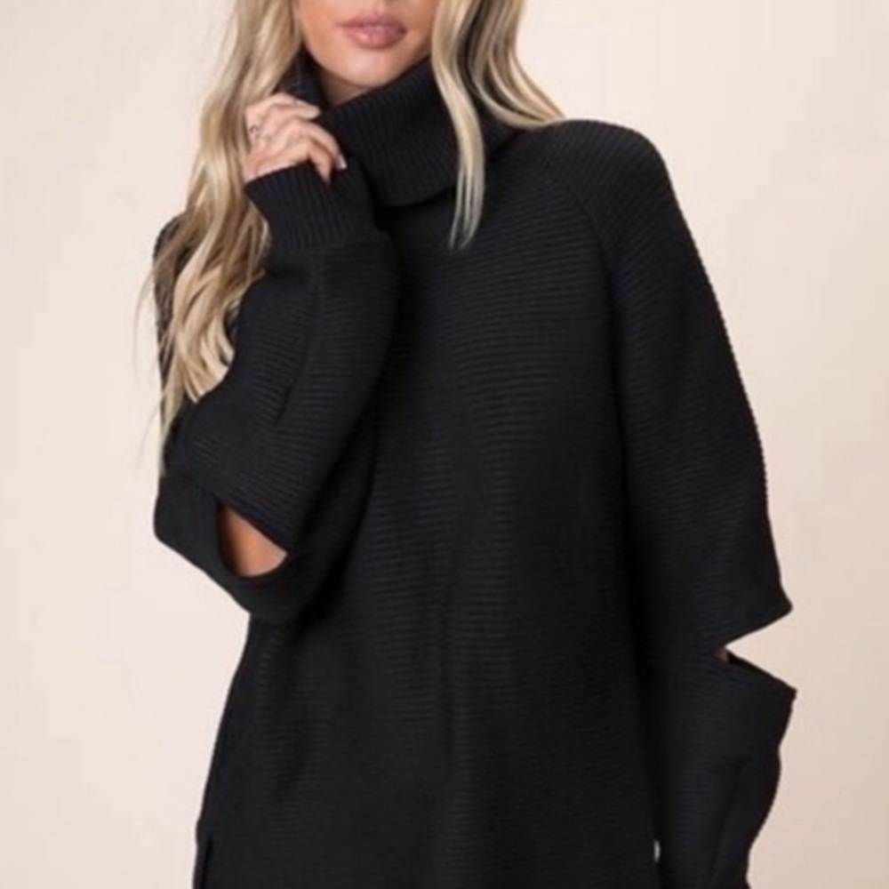Black turtleneck